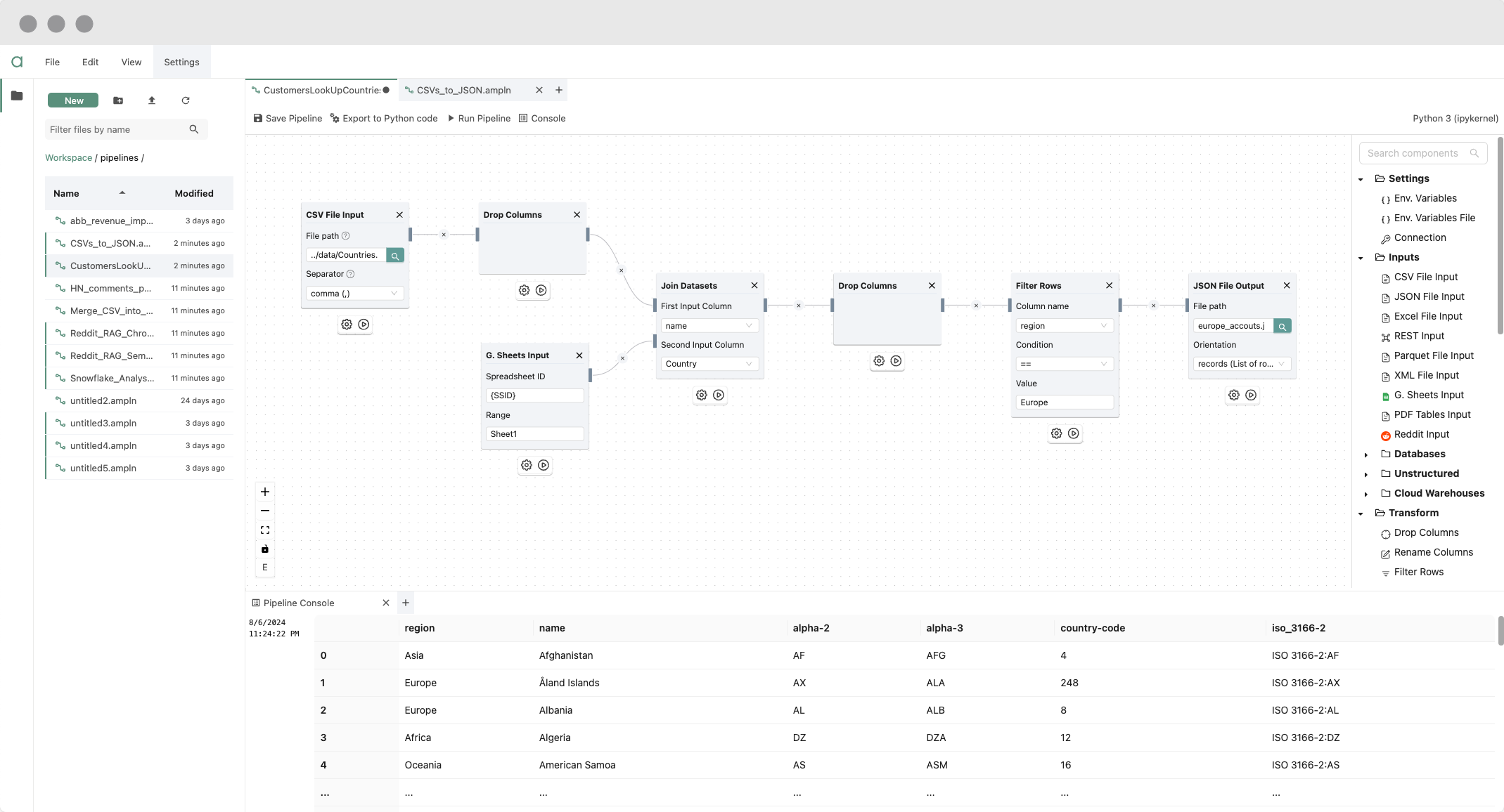 Amphi screenshot